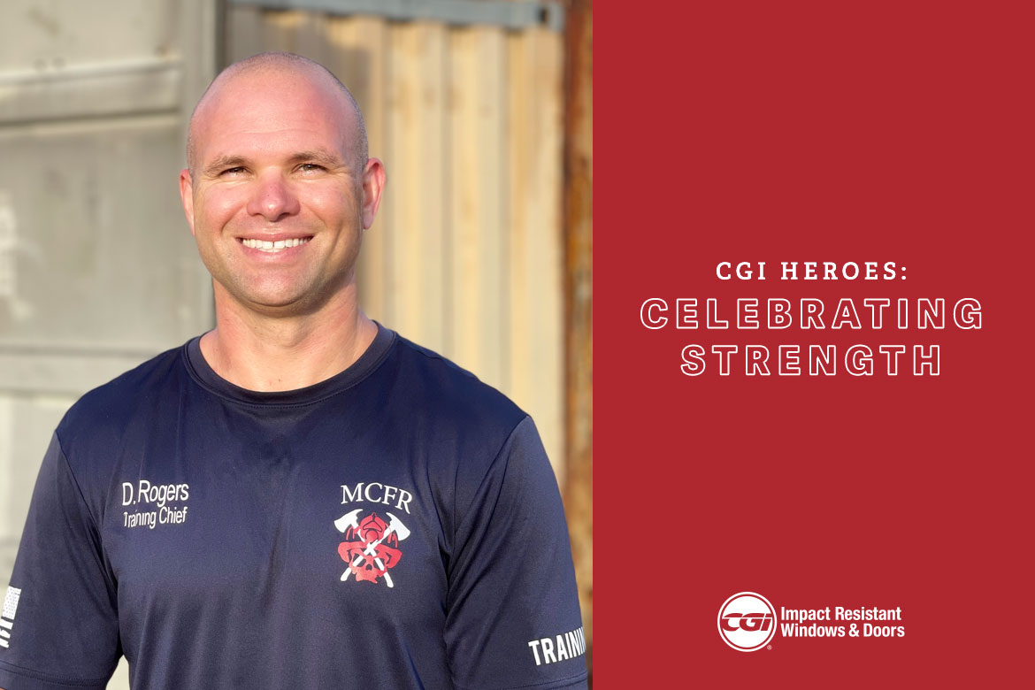 Drew Rogers, a Marion County firefighter, was honored as a CGI Hero.