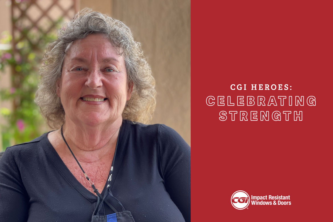 Janet Woods, a Fort Lauderdale volunteer and quilter, was honored as a CGI Hero.